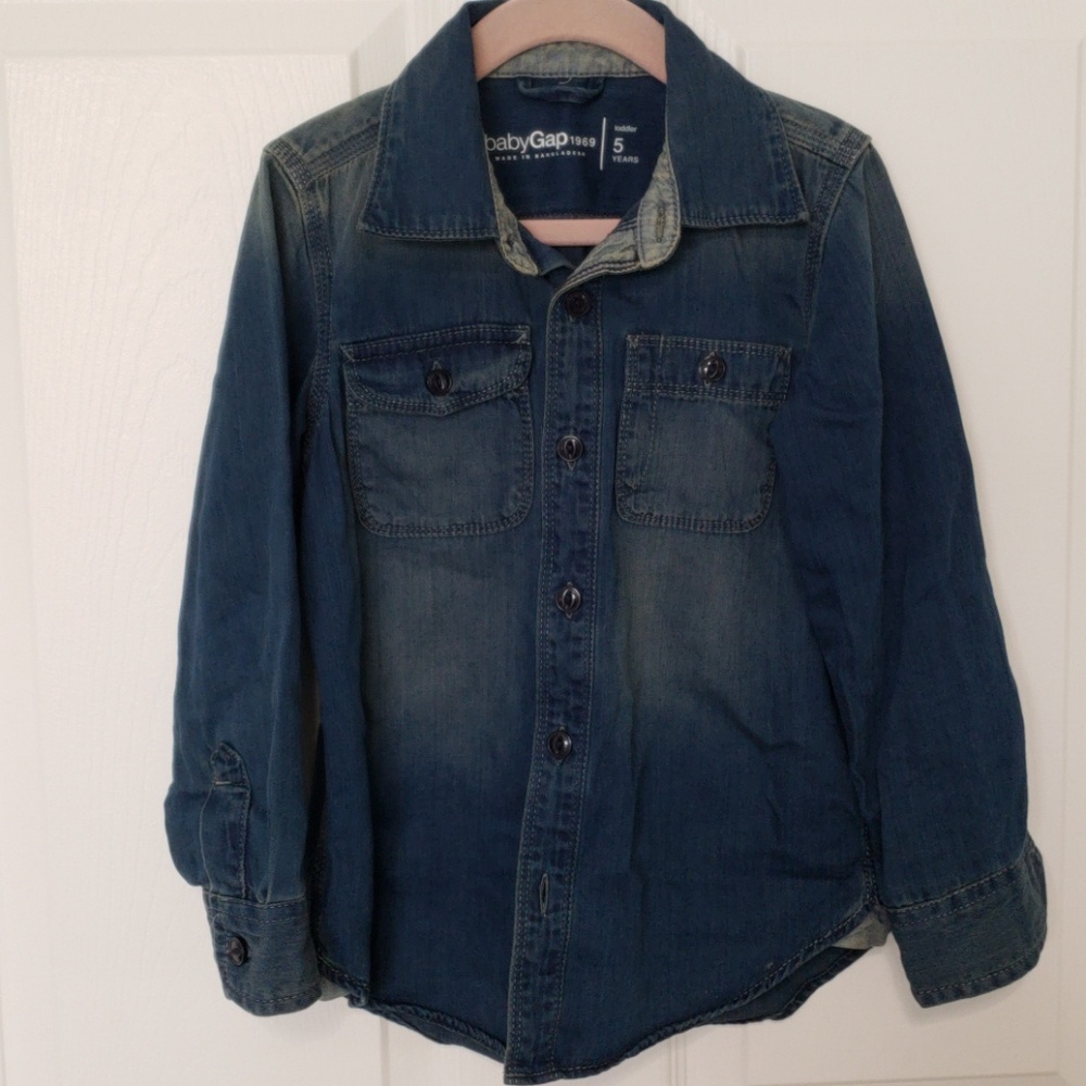 Boy denim bottom down